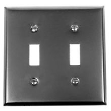 4-1/2" x 4-9/16" Two Toggle Switch Plate