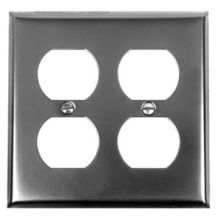 4-1/2" x 4-9/16" Double Duplex Outlet Switch Plate