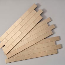 Aspect - 4" x 13" Peel and Stick Backsplash Wall Tile - Sold by Carton (1 SF/Carton)