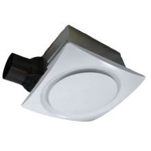 120 CFM 0.7 Sones Single Speed Ceiling Mounted Humidity Sensing Low Profile Exhaust Fan with Energy Star Rating and Anti-Vibration Mounting Brackets
