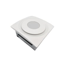 90 CFM 0.3 Sone Ceiling Mounted Combination Exhaust Fan with Dimmable LED Lighting and Slim-Fit Housing