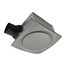 90 CFM 0.3 Sones Single Speed Ceiling Mounted Humidity Sensing Low Profile Exhaust Fan with Energy Star Rating and Anti-Vibration Mounting Brackets