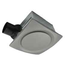 110 CFM 0.6 Sones Adjustable Speed Ceiling Mounted Humidity Sensing Low Profile Exhaust Fan with Anti-Vibration Mounting Brackets