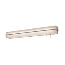 Apex 2 Light 5" Tall LED Wall Sconce with Fabric Shade
