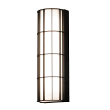 Broadway Single Light 14" Tall LED Outdoor Wall Sconce