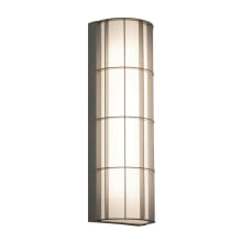 Broadway Single Light 14" Tall LED Outdoor Wall Sconce