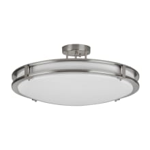 Carlisle 14" Wide LED Flush Mount Bowl Ceiling Fixture