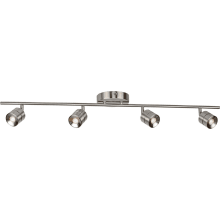 Core 4 Light 36" Wide LED Fixed Rail Linear Ceiling Fixture