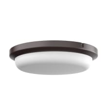 Dean 11" Wide LED Flush Mount Bowl Outdoor Ceiling Fixture