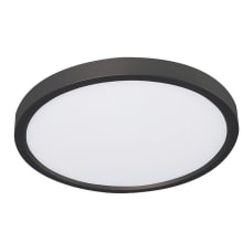 Edge 12" Wide LED Flush Mount Outdoor Ceiling Fixture / Converts to Wall Sconce