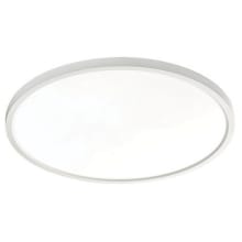 Edge Round 16" Wide LED Flush Mount Drum Ceiling Fixture - 120 Volts