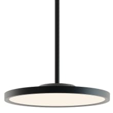 Edge Round 16" Wide LED Commercial Pendant
