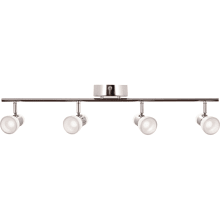 Gage 4 Light 31" Wide LED Fixed Rail Ceiling Fixture