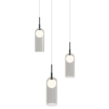 Kiran 18" Wide LED Multi Light Pendant