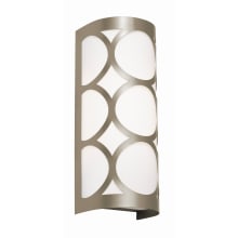 Lake 12" Tall LED Wall Sconce with White Acrylic Shade