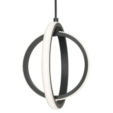 Lock 2 Light 9" Wide LED Mini Pendant