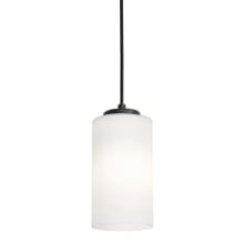 Leo 4" Wide Mini Pendant with Frosted Glass Shade