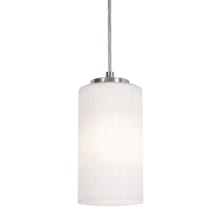Leo 4" Wide Mini Pendant with Frosted Glass Shade