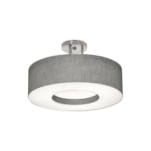 Montclair 13" Wide LED Semi-Flush Drum Ceiling Fixture