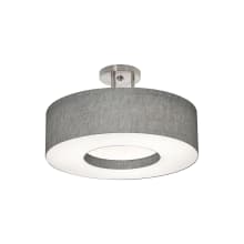Montclair 15" Wide LED Semi-Flush Drum Ceiling Fixture