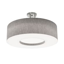 Montclair 24" Wide LED Semi-flush Drum Ceiling Fixture