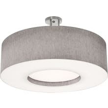 Montclair 30" Wide LED Semi-flush Drum Ceiling Fixture