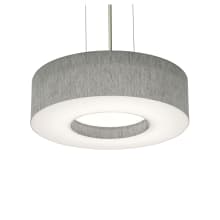 Montclair 2 Light 13" Wide Suspension Pendant with Laminated Shade