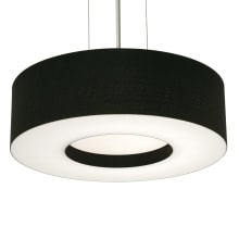 Montclair 3 Light 15" Wide Suspension Pendant with Laminated Shade