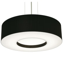 Montclair 3 Light 20" Wide Suspension Pendant with Laminated Shade