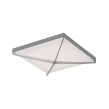 Pearson Single Light 12" Wide Integrated LED Flush Mount Square Ceiling Fixture