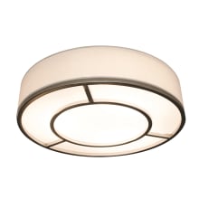 Reeves Single Light 16" Wide Integrated LED Flush Mount Drum Ceiling Fixture