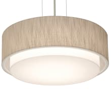 Sanibel 2 Light 16" Wide Suspension Pendant with Laminated Shade