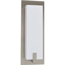 Sinclair 10" Tall ADA Commercial LED Bathroom Sconce with Acrylic Shade