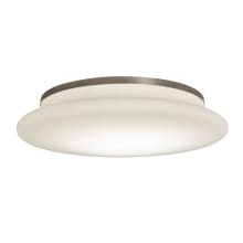 Sutton 15" Wide LED Flush Mount Ceiling Fixture with Frosted Glass Shade - 277