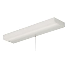 Single Light 18" LED Under Cabinet Light Bar with Pull Chain
