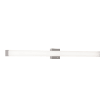 Tad 49" Wide LED Bath Bar with White Acrylic Shade