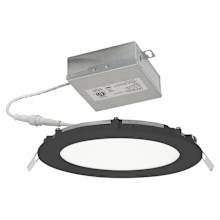 Tuck LED Canless Recessed Fixture with 6" Wafer Trim - IC Rated