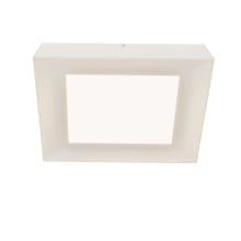 Zurich Single Light 15" Wide Integrated LED Flush Mount Square Ceiling Fixture