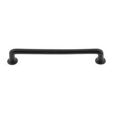 Rustic Barn Style Black Cast Iron 6" Center to Center Cabinet Handle / Drawer Pull / Door Pull