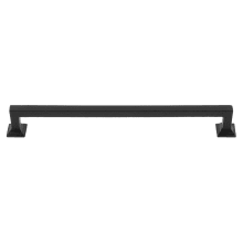 Rustic Modern Black Cast Iron 8" Center to Center Cabinet Handle / Drawer Pull