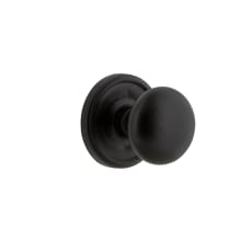 Loch - Rustic Cast Iron Privacy Door Knob Set with Keep Knob and 2-3/4" Backset