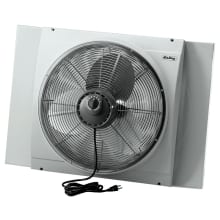26-3/4 Inch 3560 CFM Whole House Window Mounted Fan with Storm Guard Housing from the Window Fans Collection