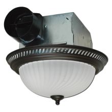 70 CFM 4 Sone Ceiling Mounted Exhaust Fan with Dual Light Sockets