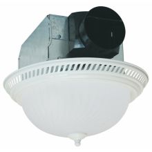 70 CFM 4 Sone Ceiling Mounted Exhaust Fan with Dual Light Sockets