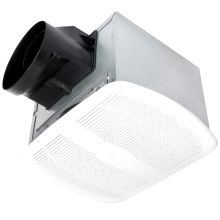 80 CFM 0.5 Sone Ceiling Mounted Humidity Sensing Energy Star Rated Exhaust Fan