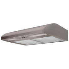 220 CFM 30 Inch Wide Energy Star Certified Under Cabinet Range Hood with Dual LED Lights from the Essence Series