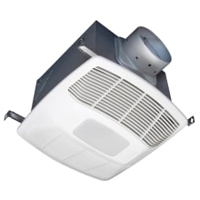 130 CFM 0.6 Sones Ceiling Mounted LED Lit Exhaust Fan with Boost Function and Dual Speed Setting