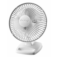 6" 190 CFM 2-Speed Commercial Grade Personal Office Fan with Adjustable Head from the Hassock & Office Collection - Pack of 4