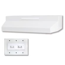 150 - 270 CFM 24 inch Two Speed ADA Range Hood With Remote Rocker Switch