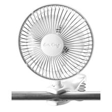 6 Inch 190 CFM 2-Speed Commercial Grade Spring Loaded Clip-On Office Fan with Adjustable Head from the Hassock & Office Collection
